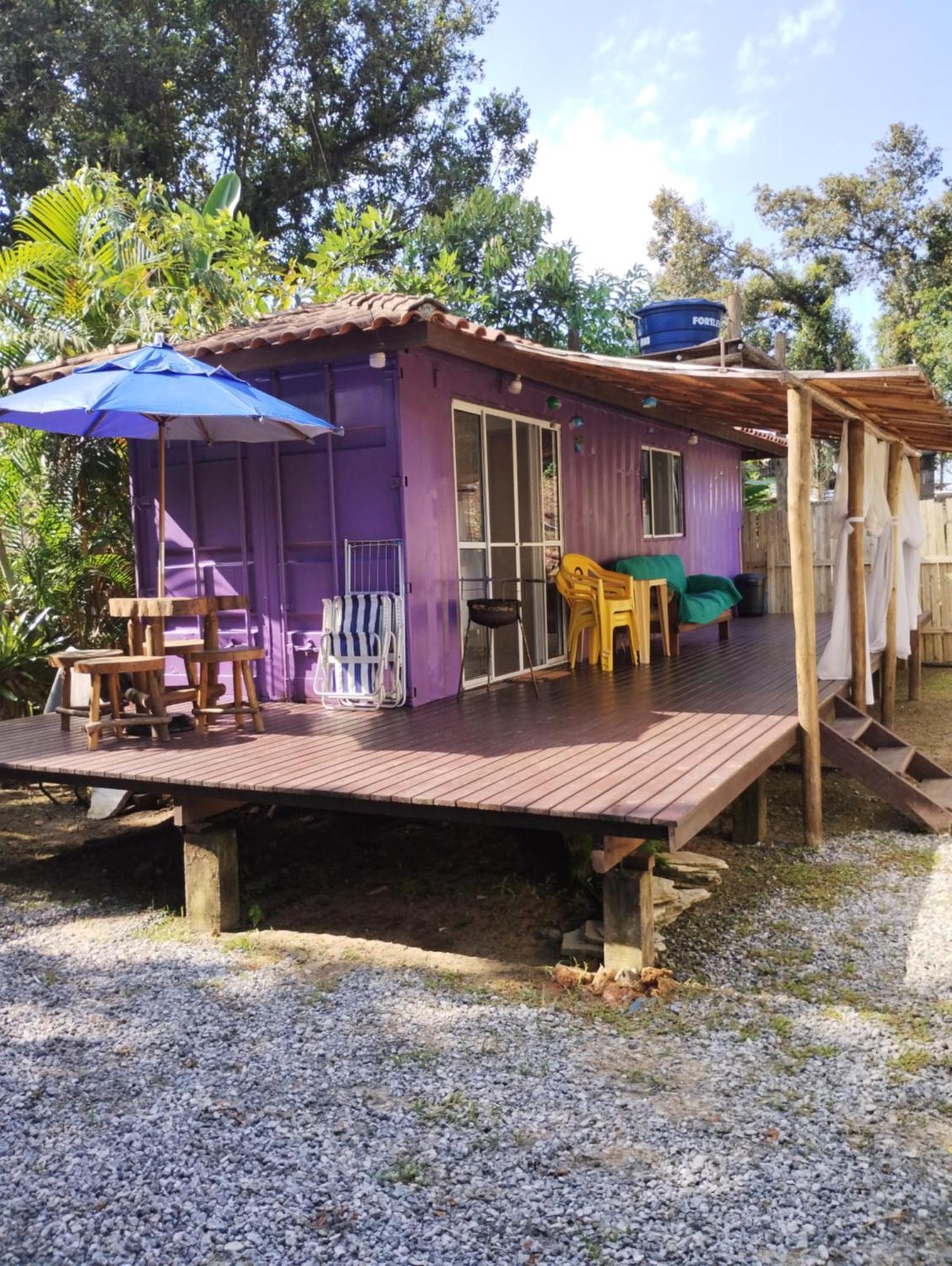 Kitnet Conteiner Climatizada Villa Ubatuba Ngoại thất bức ảnh
